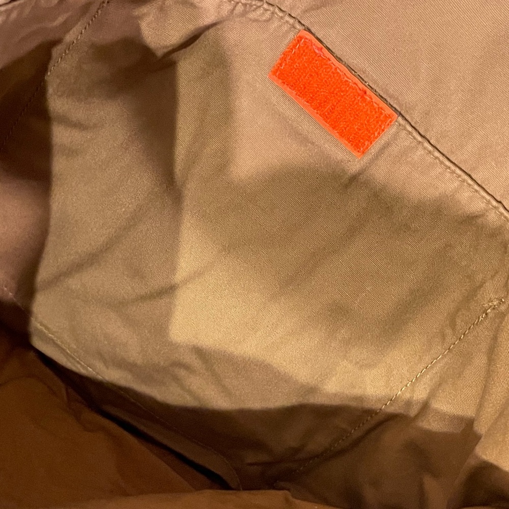 Vintage American Eagle Cotton Messenger Bag Khaki - Picture 2 of 8